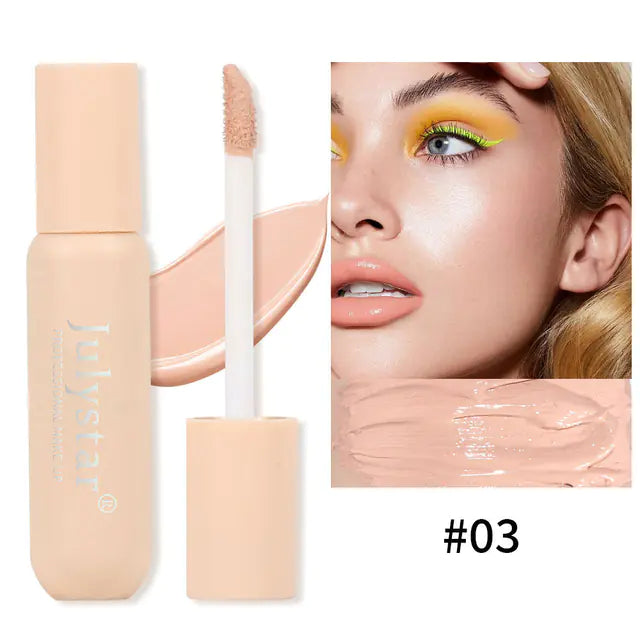 Julystar Full Coverage Liquid Foundation Concealer (6 Colors)