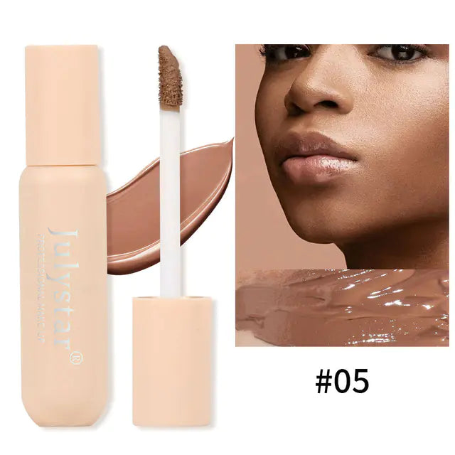 Julystar Full Coverage Liquid Foundation Concealer (6 Colors)