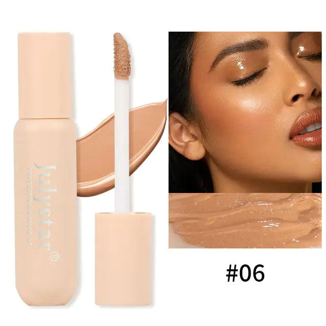 Julystar Full Coverage Liquid Foundation Concealer (6 Colors)