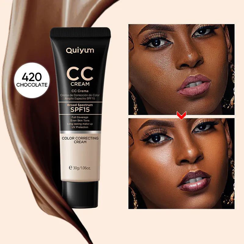 Quiyum CC Cream 30ml (Color Box) - Hydrating and Concealing
